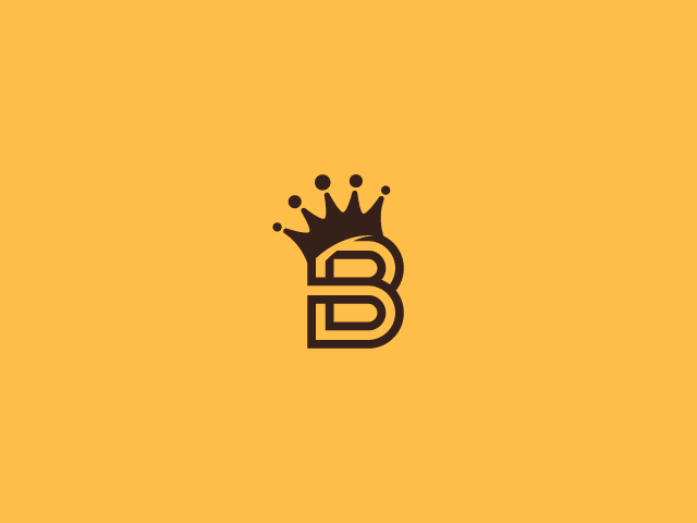 Letter B Crown Logo. Royal Crown Logo for Spa, Yoga, Beauty, Fashion, Star,  Elegant, Luxury Sign Stock Vector - Illustration of king, kingdom: 251753132