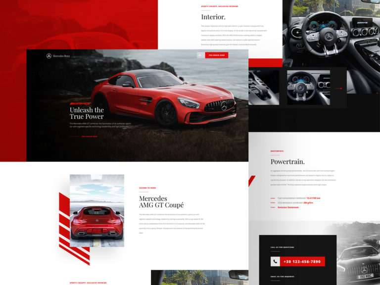 Portfolio Website Free Adobe XD Template - Inkyy