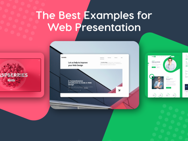 web presentation is
